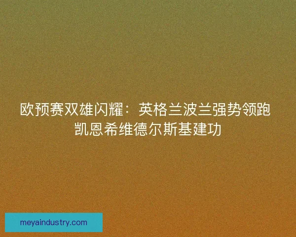欧预赛双雄闪耀：英格兰波兰强势领跑 凯恩希维德尔斯基建功